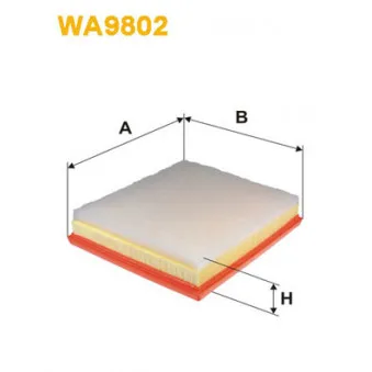 Filtre à air WIX FILTERS WA9802