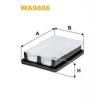 Filtre à air WIX FILTERS WA9806