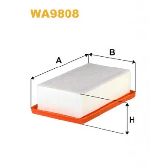 Filtre à air WIX FILTERS WA9808