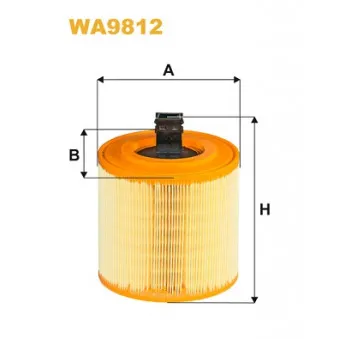 Filtre à air WIX FILTERS WA9812