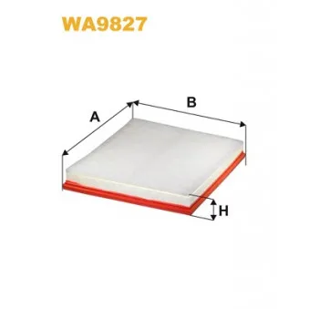 Filtre à air WIX FILTERS WA9827