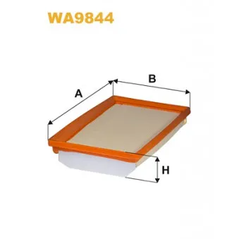Filtre à air WIX FILTERS WA9844