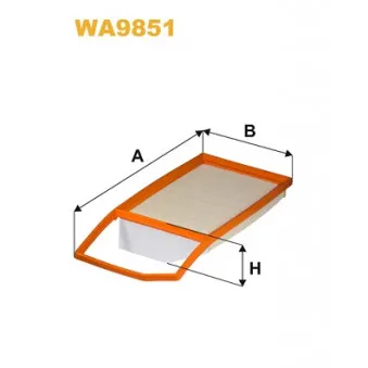 Filtre à air WIX FILTERS WA9851