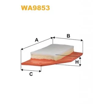 Filtre à air WIX FILTERS WA9853