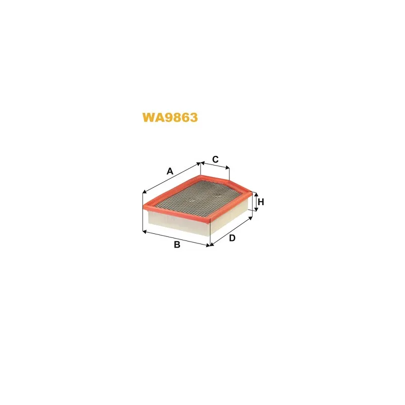 Filtre à air WIX FILTERS WA9863