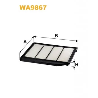 Filtre à air WIX FILTERS WA9867