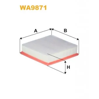 Filtre à air WIX FILTERS WA9871