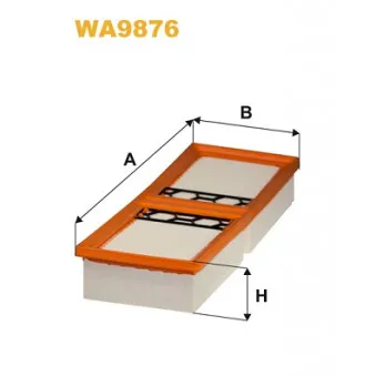 Filtre à air WIX FILTERS WA9876