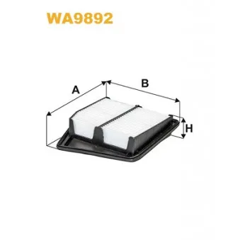 Filtre à air WIX FILTERS WA9892
