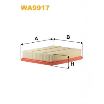 Filtre à air WIX FILTERS WA9917