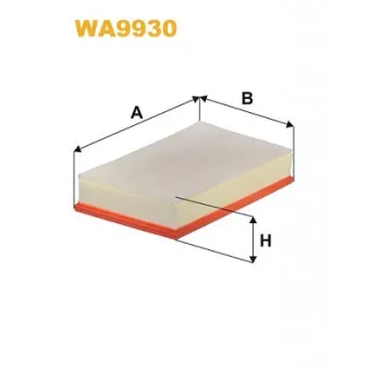Filtre à air WIX FILTERS WA9930