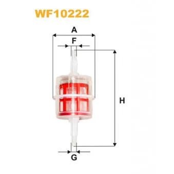 Filtre à carburant WIX FILTERS WF10222