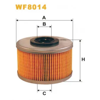 Filtre à carburant WIX FILTERS WF8014