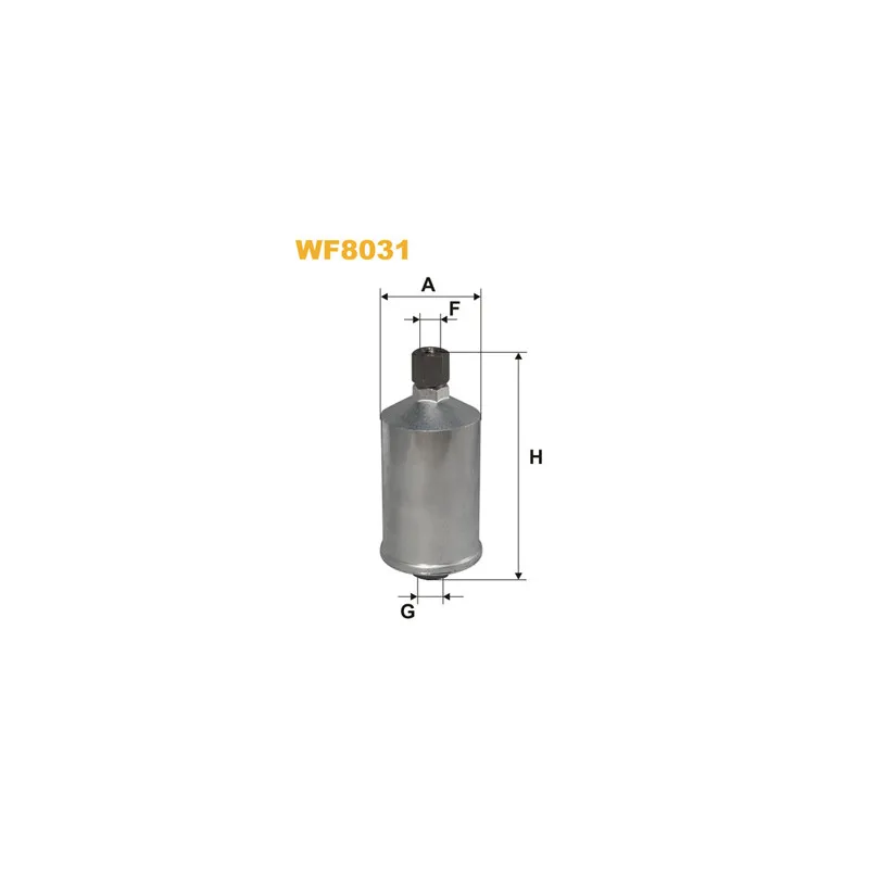 Filtre à carburant WIX FILTERS WF8031