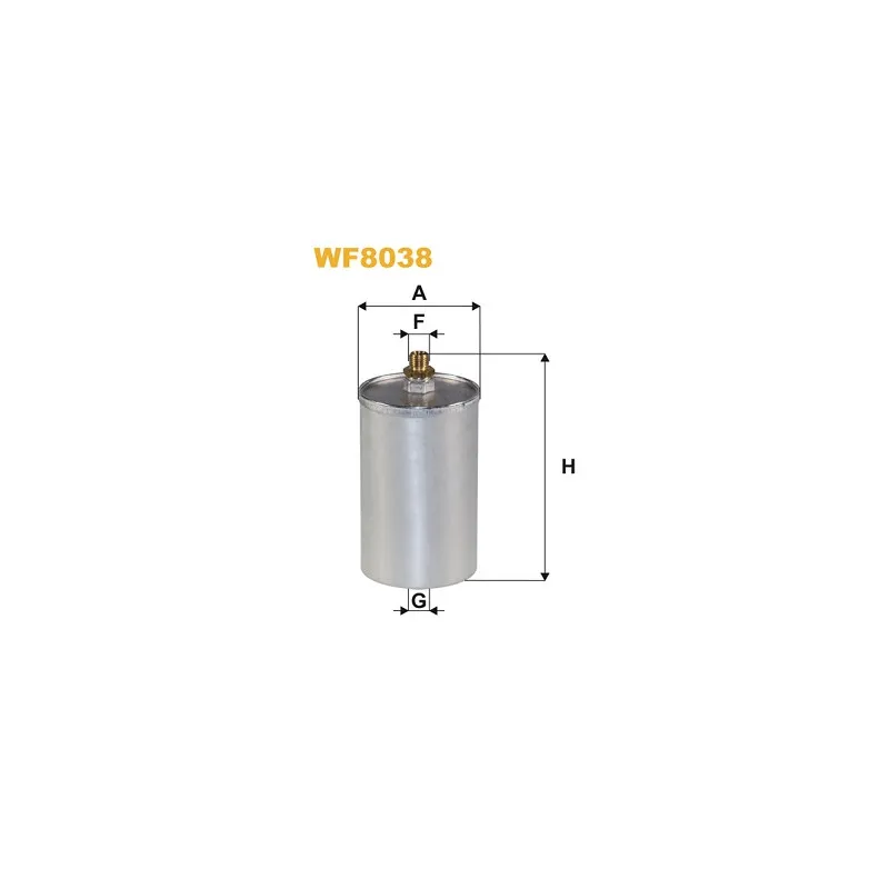 Filtre à carburant WIX FILTERS WF8038