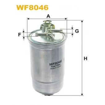 Filtre à carburant WIX FILTERS WF8046