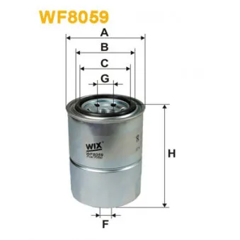 Filtre à carburant WIX FILTERS WF8059