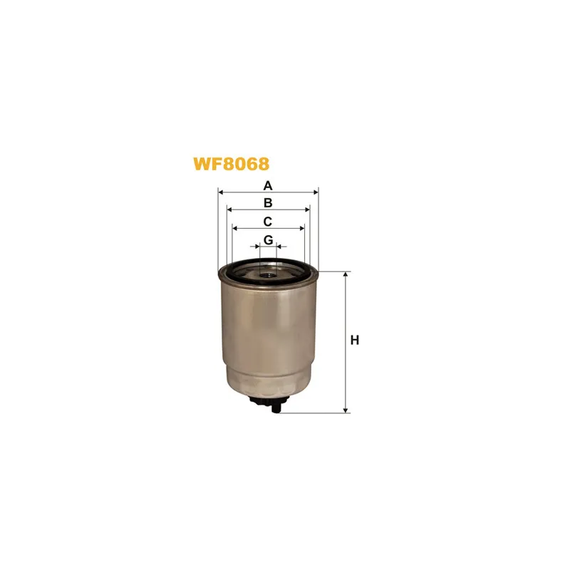 Filtre à carburant WIX FILTERS WF8068