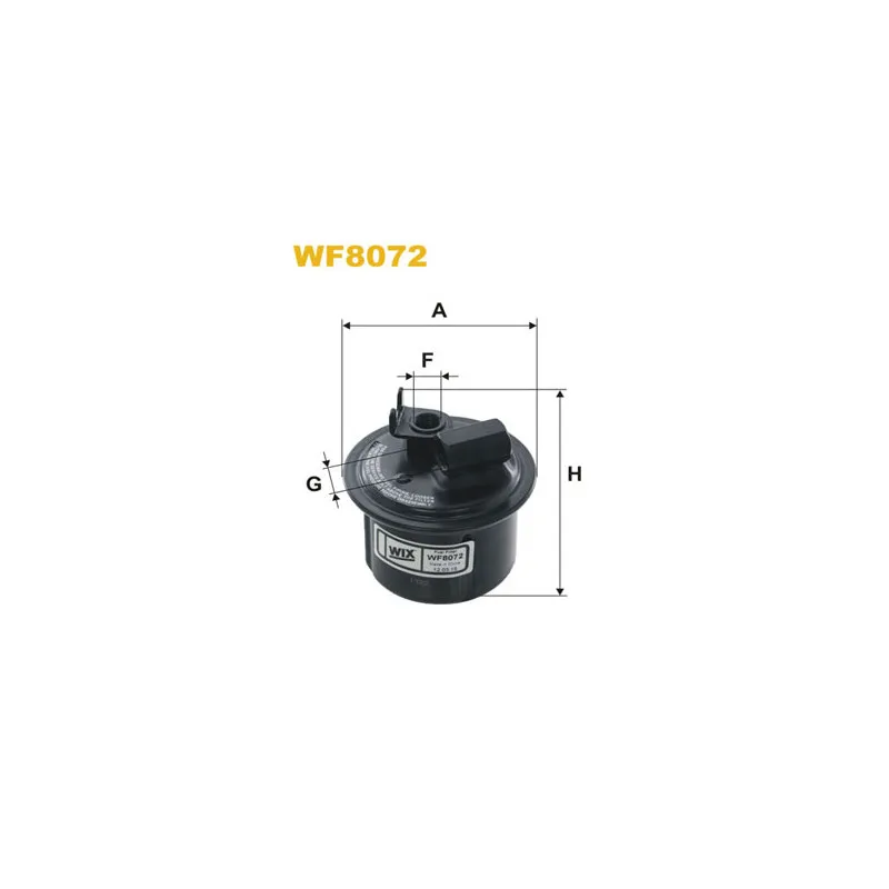 Filtre à carburant WIX FILTERS WF8072