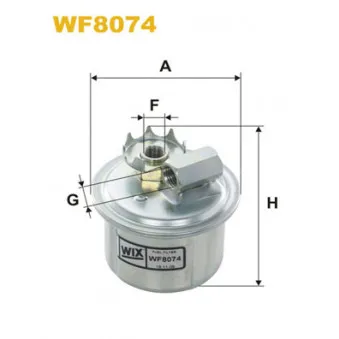 Filtre à carburant WIX FILTERS WF8074