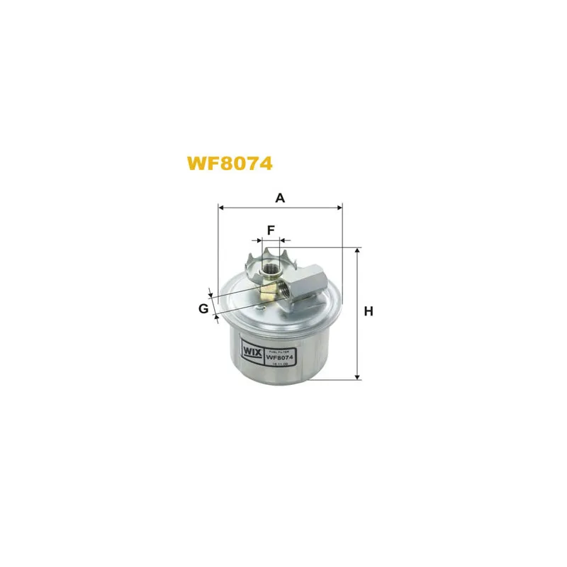 Filtre à carburant WIX FILTERS WF8074