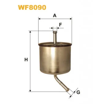 Filtre à carburant WIX FILTERS WF8090