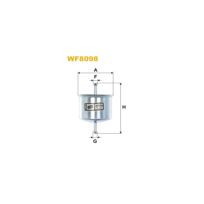 Filtre à carburant WIX FILTERS WF8098