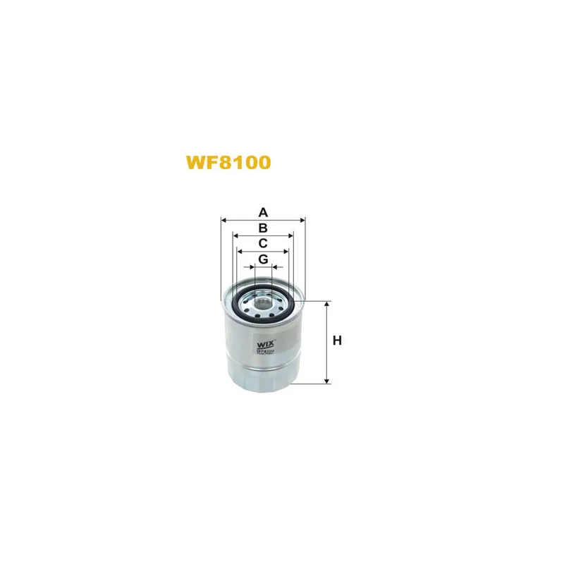 Filtre à carburant WIX FILTERS WF8100