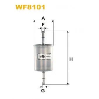 Filtre à carburant WIX FILTERS WF8101