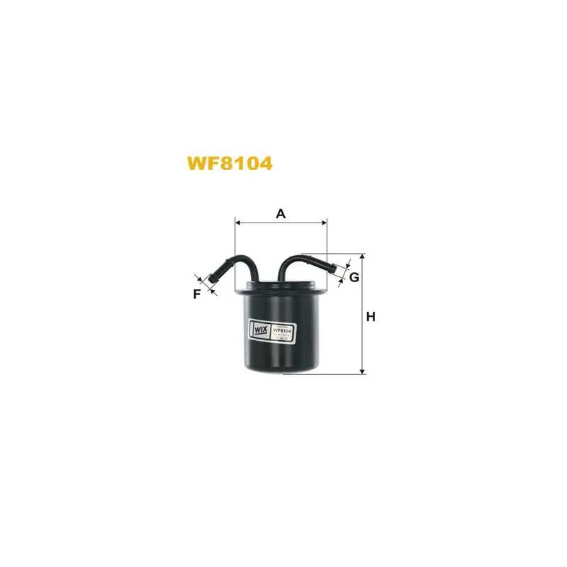 Filtre à carburant WIX FILTERS WF8104