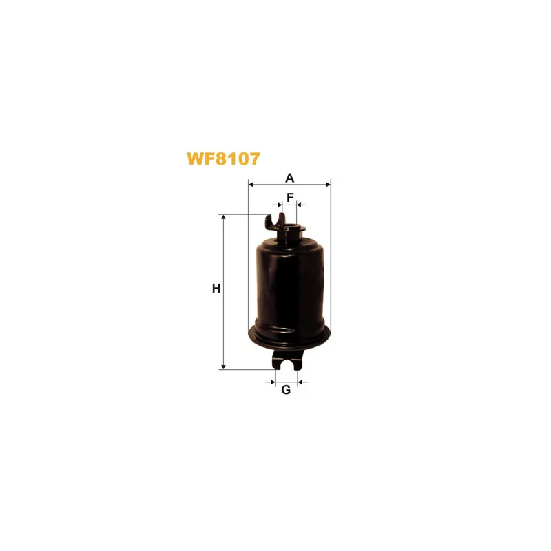 Filtre à carburant WIX FILTERS WF8107