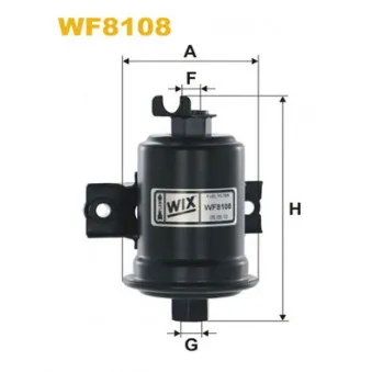 Filtre à carburant WIX FILTERS WF8108