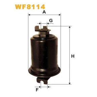 Filtre à carburant WIX FILTERS WF8114