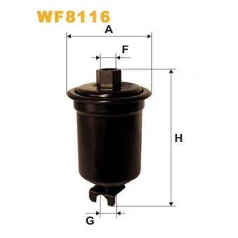 Filtre à carburant WIX FILTERS WF8116