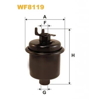 Filtre à carburant WIX FILTERS WF8119
