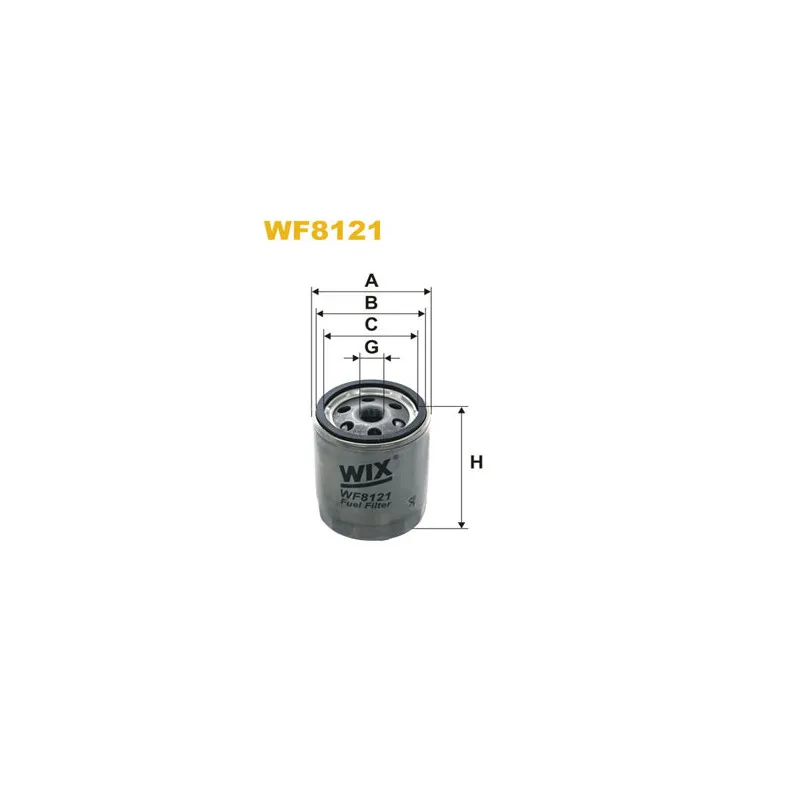 Filtre à carburant WIX FILTERS WF8121