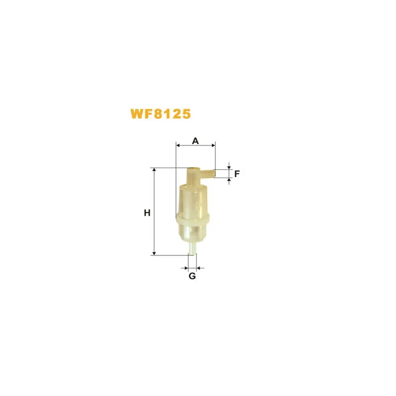 Filtre à carburant WIX FILTERS WF8125