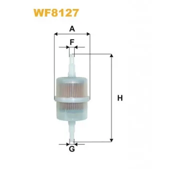 Filtre à carburant WIX FILTERS WF8127