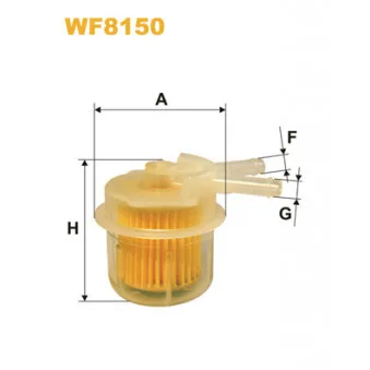 Filtre à carburant WIX FILTERS WF8150