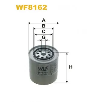 Filtre à carburant WIX FILTERS WF8162