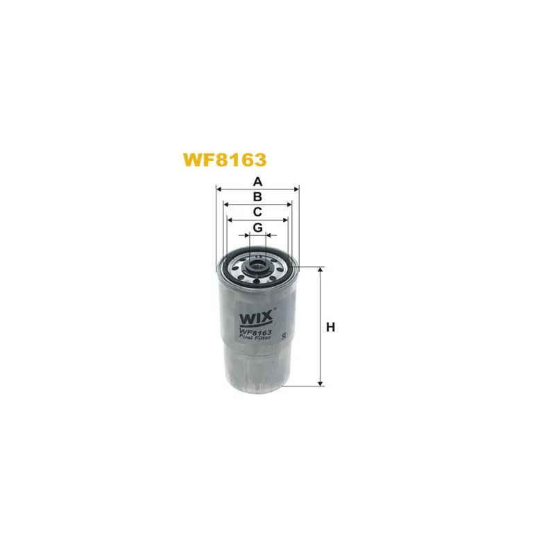 Filtre à carburant WIX FILTERS WF8163