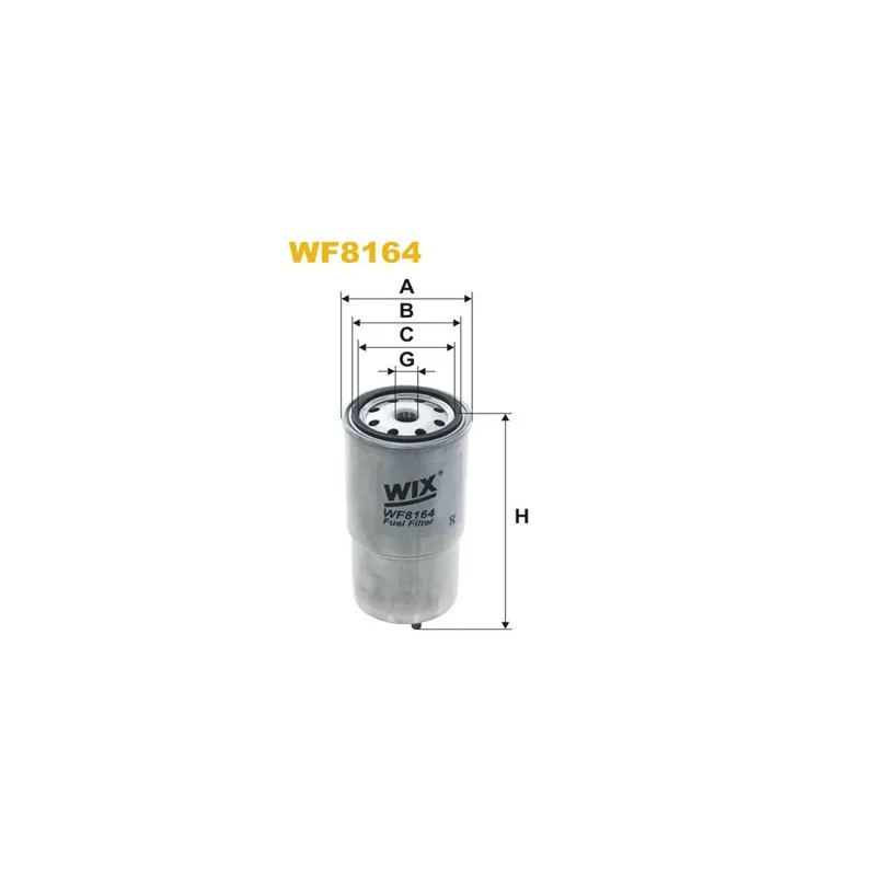 Filtre à carburant WIX FILTERS WF8164