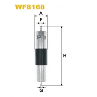 Filtre à carburant WIX FILTERS WF8168