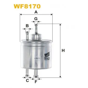 Filtre à carburant WIX FILTERS