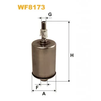 Filtre à carburant WIX FILTERS WF8173