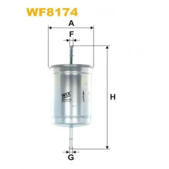 Filtre à carburant WIX FILTERS WF8174