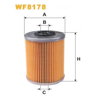 Filtre à carburant WIX FILTERS WF8178