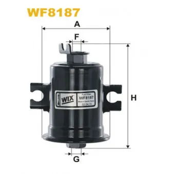 Filtre à carburant WIX FILTERS WF8187