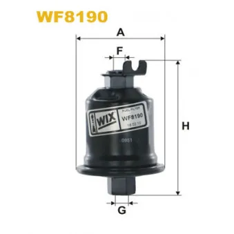 Filtre à carburant WIX FILTERS