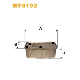 Filtre à carburant WIX FILTERS WF8192